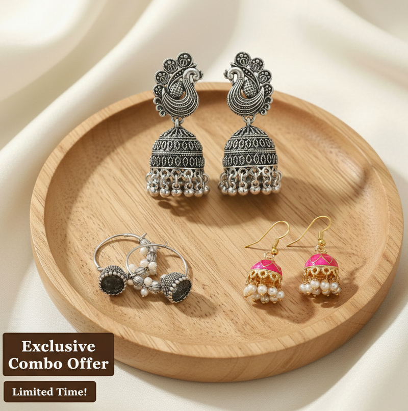 Desi Diva Earring Combo